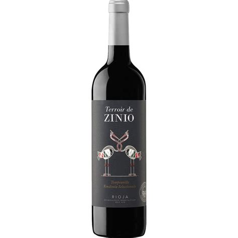 Vino Tinto Tempranillo Crianza DO Rioja Botella 75 Cl ZINIO