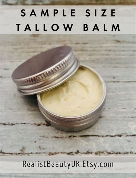 Tallow Balm Sample Size 15ml Organic Grass Fed Whipped Etsy Uk