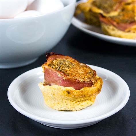 R Hrei Muffins Mit Bacon Ein Low Carb Rezept Von Nutrilicious Rezept