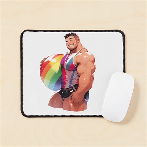 Cute Beefy Muscular Gay Guy Flexing Sticker For Sale By Homorohomo Redbubble