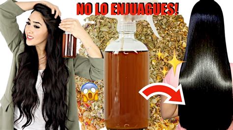 No Lo Enjuagues Y Tu Cabello No Dejara De Crecer 😱 DetÉn La CaÍda Del