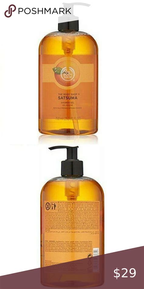 The Body Shop Satsuma Orange Shower Gel Body Wash The Body Shop