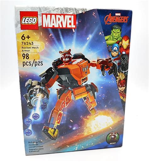 Marvel Avengers: Rocket Mech Armor (#76243) by LEGO | FigureFan Zero