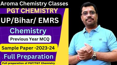 Pgt Chemistry Bihar Phase Chemistry Mcq Emrs Chemistry Tgt