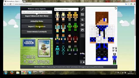 Poradnik Jak Zrobi Skin Do Minecraft Youtube