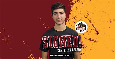 Georgy Brings Scoring Touch To Renegades North York Renegades Hockey