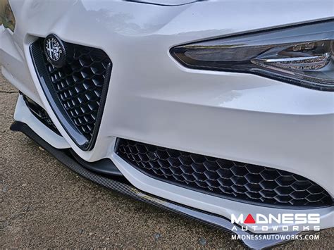 Alfa Romeo Giulia Front Spoiler Italia Style 100 Carbon Fiber