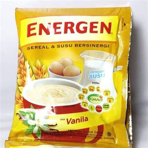 Jual Energen Sereal Susu Rasa Vanilla Berat Gr Isi Renceng Di