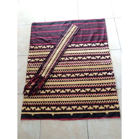 Jual Kain Sarung Tapis Lampung Tradisional Abung Shopee Indonesia