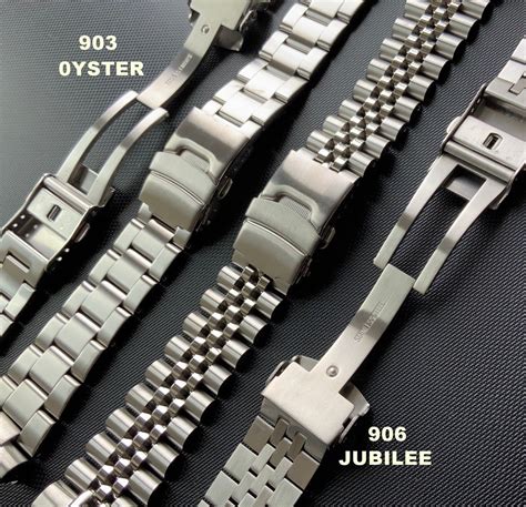 Ct906 22mm Ss Jubilee Bracelet Sel Screwed Links Seiko Mods Crystaltimes Usa