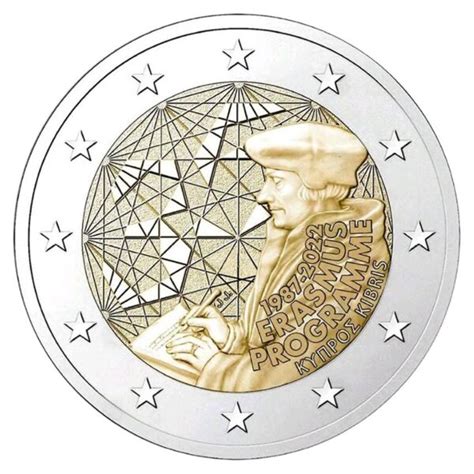 Cyprus Euro Erasmus Unc Kingofcoins Nl