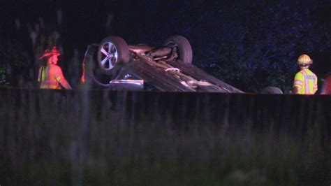 1 Person Rescued After Car Flips Over On I 75