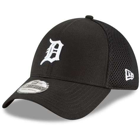 New Era Detroit Tigers Black Neo 39thirty Unstructured Flex Hat