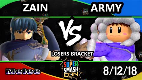 Ssc Ssbm Pg Zain Marth Vs Army Ice Climbers Smash Melee