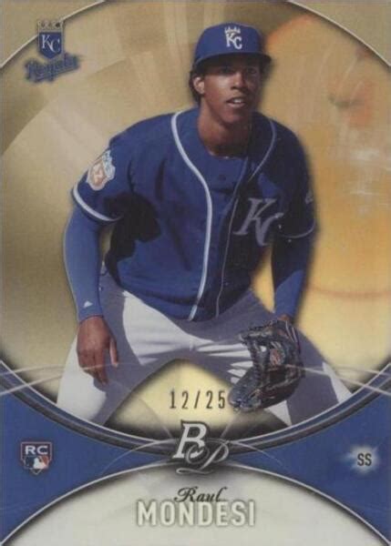 Bowman Platinum Orange Adalberto Mondesi Rc For Sale