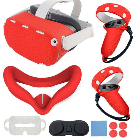 Buy For Oculus Quest 2 Accessories Quest 2 Vr Silicone Face Cover Vr