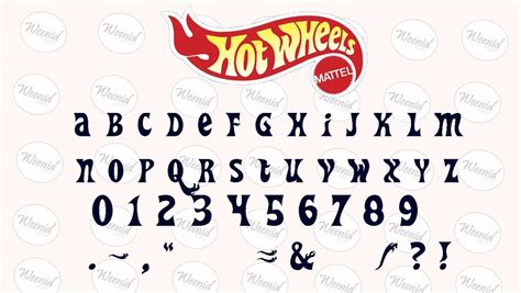 Hot Wheels Font Hot Wheels Font Hot Wheels Font Hot Wheels Etsy