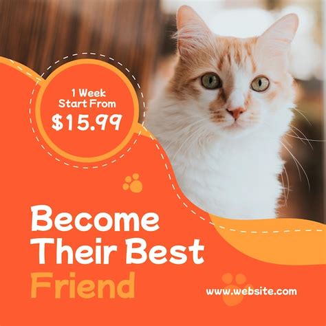 Premium Psd International Cat Day Instagram Post Psd Template