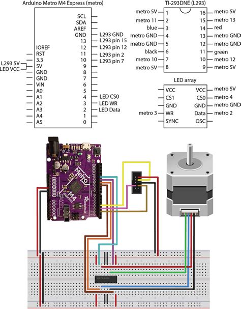 Wiring Diagram For The Microscope Wiring Diagram Shows All Pins For