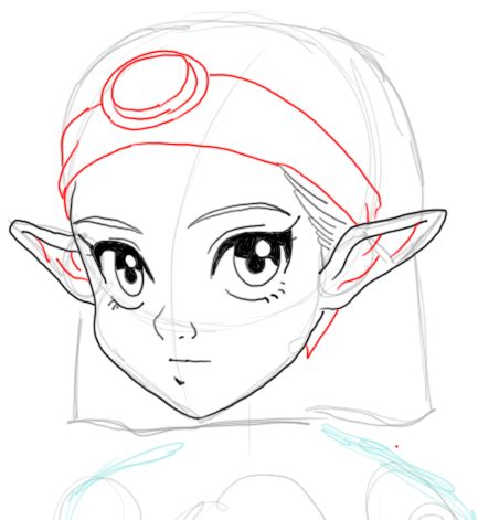 How to Draw Young Princess Zelda with Step by Step Drawing Lesson ...