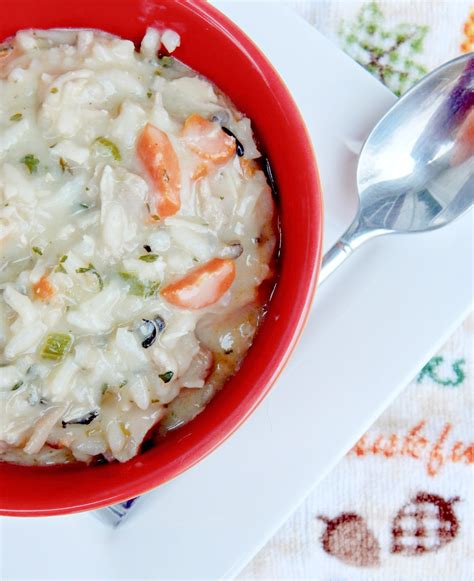 Creamy Turkey And Wild Rice Soup Allys Sweet And Savory Eats