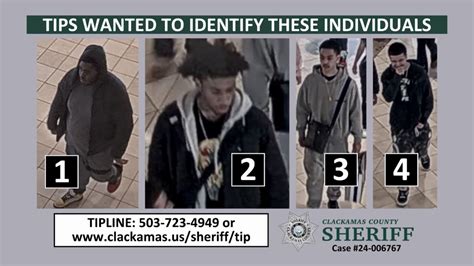 Clackamas Mall Shooting Deputies Seek To Identify 7 People