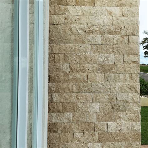 Travertino Rockface X Livre Casa Das Pedras Decorativas