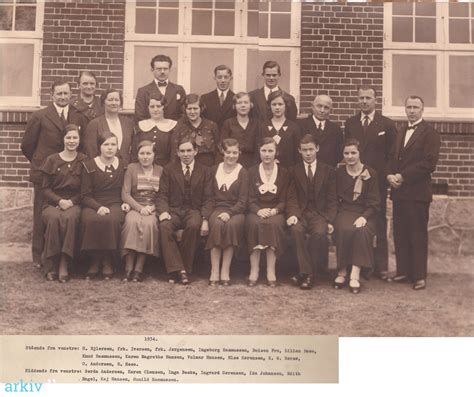 arkiv dk Rørbæk Skole skolefoto 1934