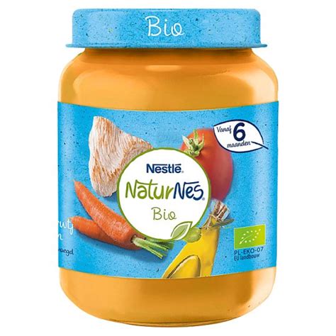 Nestl Naturnes Bio Baby Food Carrots Tomatoes With Turkey Meat G