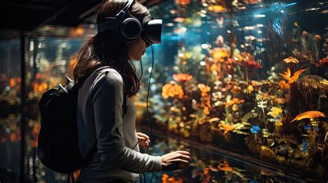 Premium Photo | Immersive virtual reality museums repeating pattern