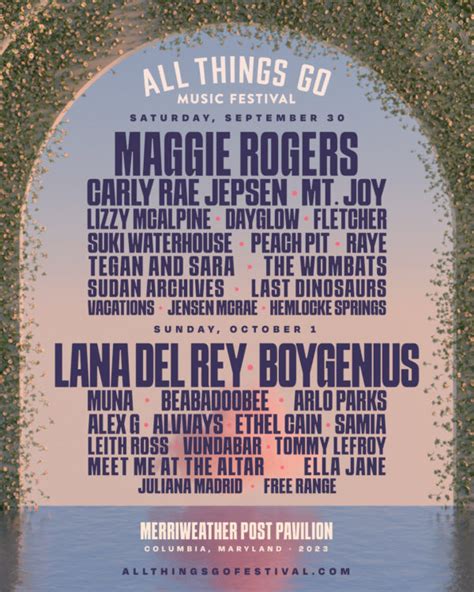 All Things Go Music Festival 2023 Lineup TheWaster