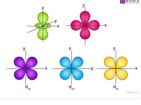 Shape Of S P D Orbitals With Diagram Brainly In