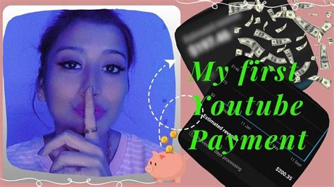 My First Youtube Payment How Much I M Earning From Youtube As A