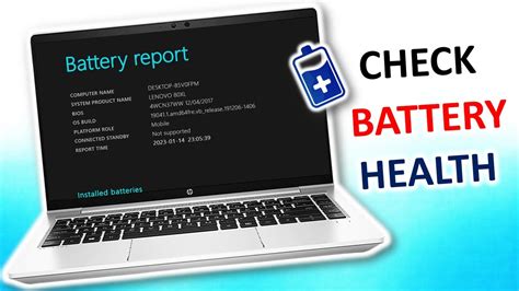 How To Check Battery Health In Laptop Check Laptop Battery Health