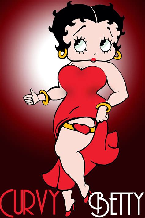 Curvy Betty Betty Boop Has Curves In All The Right Places Big Betty