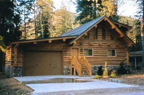 New Log Cabin Garage - New Home Plans Design