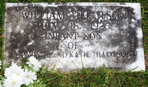 William Tillotson Inconnu 1925 Mémorial Find A Grave