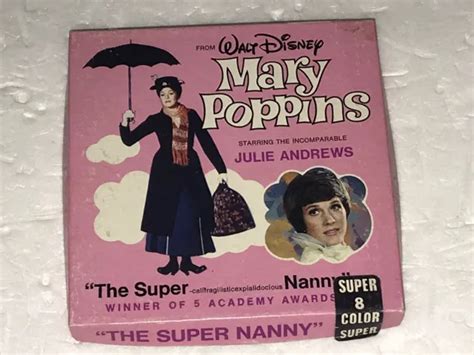 8mm Film Castle Films Walt Disney Mary Poppins The Super Nanny Super 8