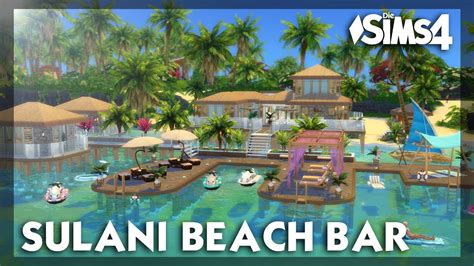 Sulani Beach Bar Stop Motion Sims No Cc Youtube