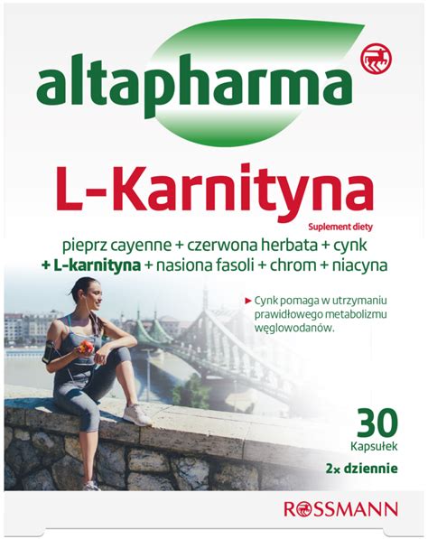 ALTAPHARMA kapsułki L Karnityna suplement diety 30 szt Drogeria