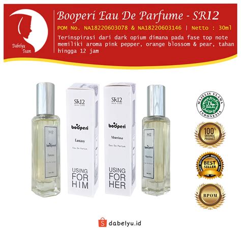 Jual Sr12 Booperi Parfume 30 Ml Tahan Hingga 12 Jam Parfum Unisex