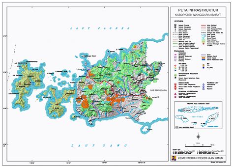 Peta Kabupaten Manggarai Barat