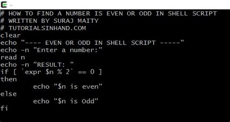 Shell Program To Find Odd Or Even Sale Online Simpleplanning Net