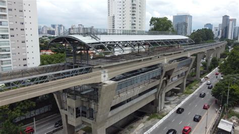 Confira As Obras Da Esta O Campo Belo Do Monotrilho