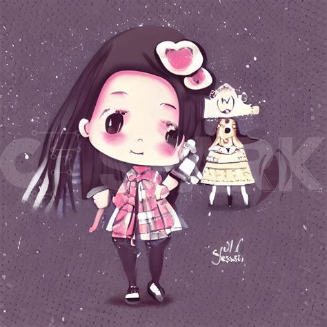 Kawaii Chibi Cartoon Illustration · Creative Fabrica