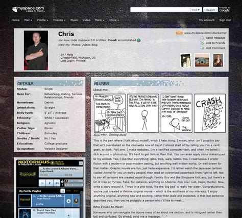 My Myspace 20 Layout By Xiberkernel On Deviantart