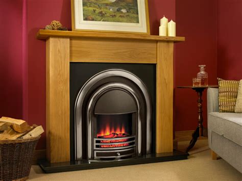 Siena Solid Oak Freestanding Electric Suite Designer Fireplaces