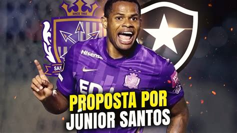 ⚠️botafogo Envia Proposta Por JÚnior Santos Youtube