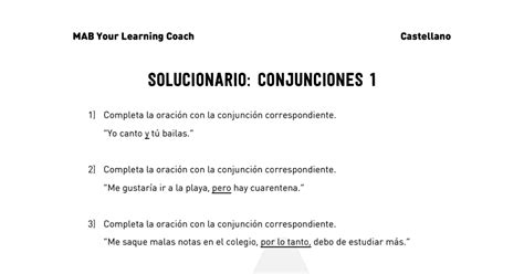 Solucionario Conjunciones Pdf Google Drive