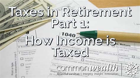 Taxes In Retirement Part 1 Understanding How Your Income Is Taxed